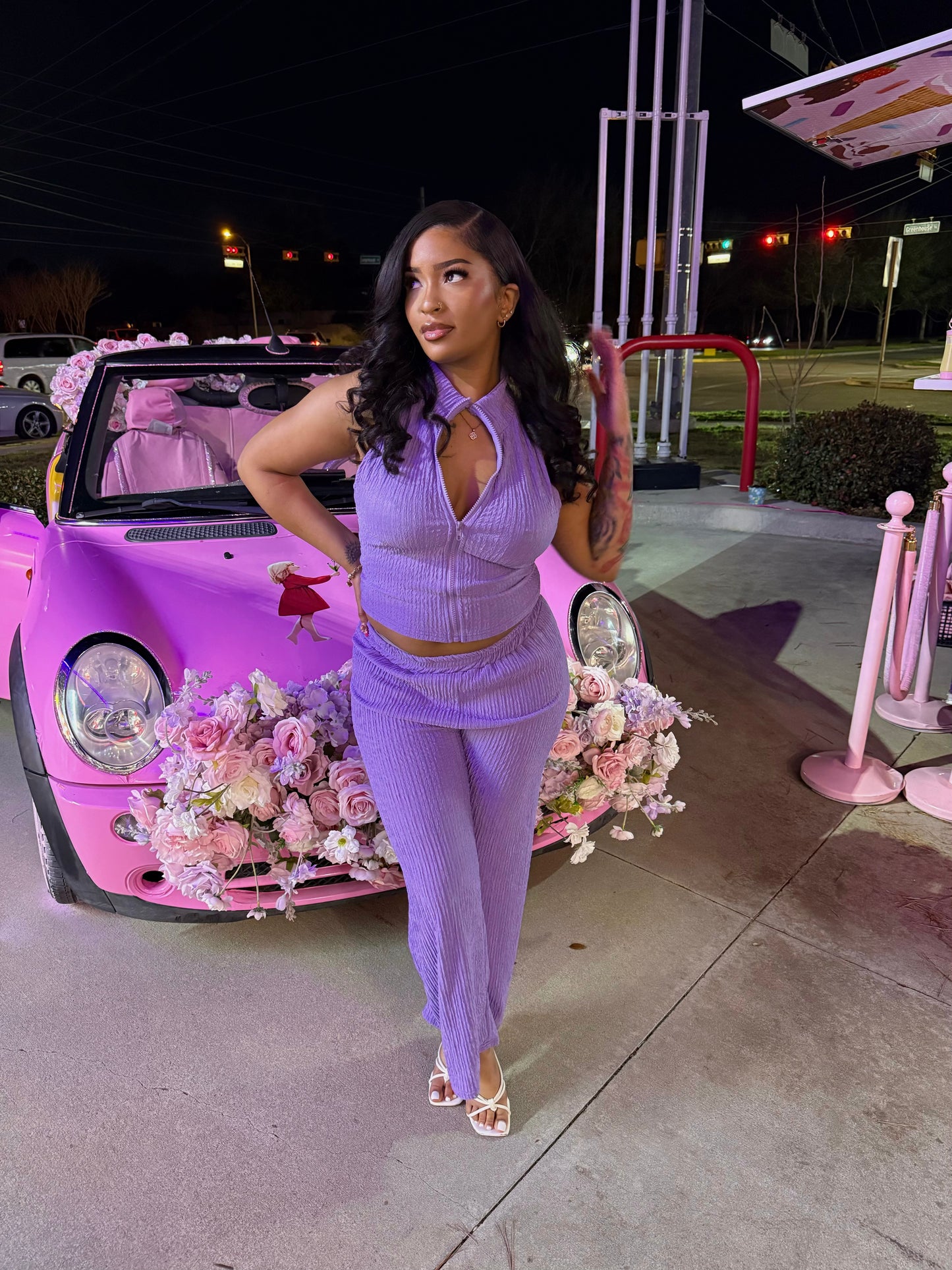 Purple two piece set