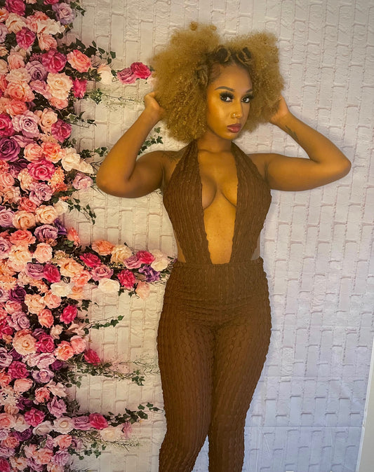 Sexy Chocolate Jumpsuit